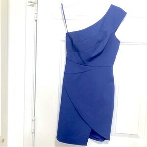 0-BCBG MaxAzaria Aryanna Royal Blue women’s Dress Prom Special Occasion